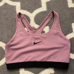 Nike dri fit swoosh medium sports bra size M